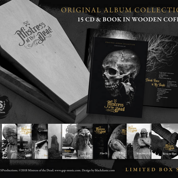 MISTRESS OF THE DEAD - Original Album Collection (15CD Wooden Coffin BOX)